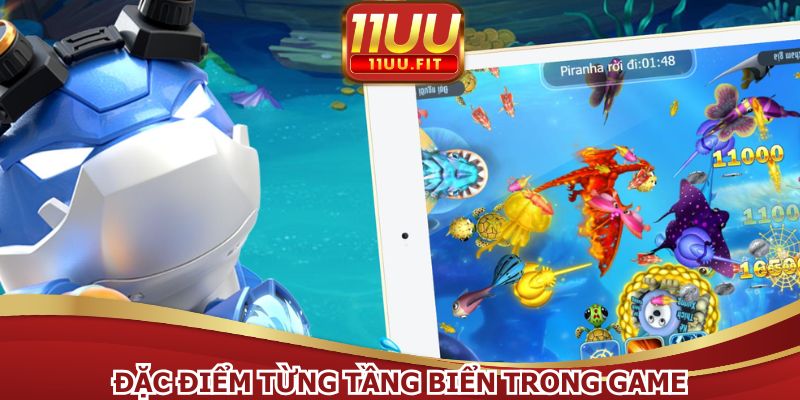 Đặc điểm từng tầng biển trong game