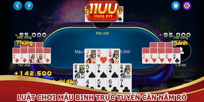 Luật chơi mậu binh online thành viên cần nắm rõ